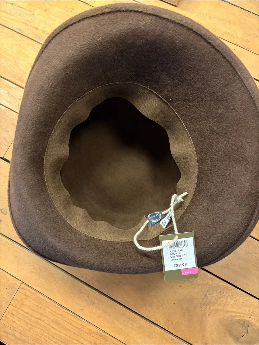 Joules Feltham Brown English Country UK Hat